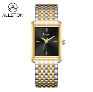 Montre de luxe personnalisée pour femme, montre carrée de luxe pour femme, montre à quartz, mode décontractée, montre en acier inoxydable pour femme, copie OEM ODM - Product Image 1