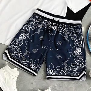 Da <span class=keywords><strong>uomo</strong></span> ad asciugatura rapida da 5 pollici Short American Streetwear allenamento estivo da palestra stampa Paisley allenamento atletico Casual traspirante - Product Image 1