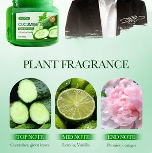 Gucare Gommage Corporel Bio au Concombre et à l'Aloe Vera, Hydratant et Exfoliant Naturel, Vente en Gros OEM ODM, Soin <span class=keywords><strong>de</strong></span> la Peau en Pâte - Product Image 2