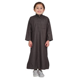 Ropa Musulmana Cómoda y Suave, Venta de Fábrica Islámica, Dubái, Arabia, Jubbah, Thobe Saudí, Thobe Marroquí para Niños - Product Image 6