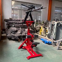 Equipo de fitness comercial: Máquina de remo alto con carga de placas para entrenamiento de espalda y dominadas