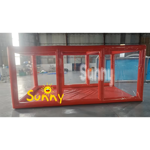 Garage de <span class=keywords><strong>moto</strong></span> gonflable en PVC de haute qualité personnalisé, <span class=keywords><strong>tente</strong></span> de protection de voiture, <span class=keywords><strong>tente</strong></span> de garage de voiture gonflable portable en PVC à vendre - Product Image 2