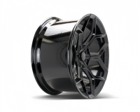 Jantes forgées NL5 20/21 pouces 1 pièce, PCD 5*112/5*130 CB70.2, finition noir satiné brillant, compatibles Lamborghini Huracan Revuelto