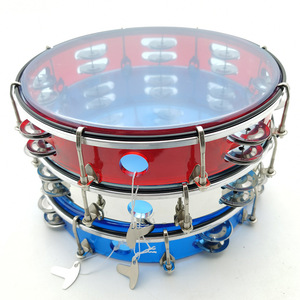 Chất lượng cao tự làm điều chỉnh 8 ''10'' trong suốt hàng đôi tay Địa Ngục Tambourine nhạc cụ cho tiệc cưới trẻ em - Product Image 4