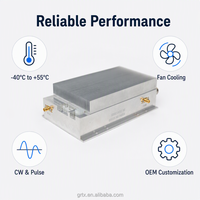 Module amplificateur de puissance RF large bande 1150-2500 MHz, gain 48 dB, 13 W, 25 W, 50 W, télécommande, résistant à l'eau, personnalisable pour le signal