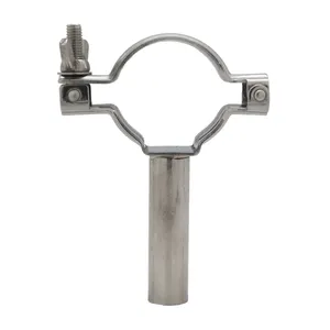 Gancio per tubo regolabile in acciaio inox SS304 rotondo tipo esagonale tubo di supporto tubo Clip staffa morsetto