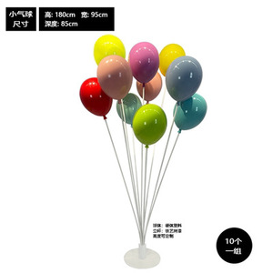 Artisanat en résine, ornements en plastique, ballons artificiels, décorations de Noël, de mariage, d'<span class=keywords><strong>anniversaire</strong></span>, accessoires pour fêtes, décorations de centres commerciaux - Product Image 2
