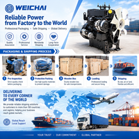 SCDC Weichai WP3.2 WP3.2G61E316 40.5kW 2400rpm Su Soğutmalı Dizel Motor Tarım Traktörü Tarım Makineleri Güç Ünitesi için