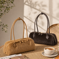 Usine Sac à main en cuir luxe haut de gamme cheveux sur sac à bandoulière Boutique Marque Logo personnalisé Fournisseur en gros