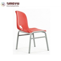 Chaise ergonomique empilable en plastique avec roulettes et ventilation pour enfants, usage commercial, maternelle, crèche, garderie, école maternelle