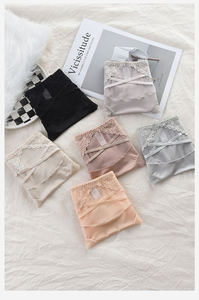 <span class=keywords><strong>Sous</strong></span>-<span class=keywords><strong>vêtements</strong></span> en dentelle de soie de mûrier sexy, <span class=keywords><strong>sous</strong></span>-<span class=keywords><strong>vêtements</strong></span> en dentelle <span class=keywords><strong>grande</strong></span> <span class=keywords><strong>taille</strong></span> pour femmes, 100,00 kg, antibactérien, <span class=keywords><strong>taille</strong></span> haute, culottes semi-transparentes - Product Image 2