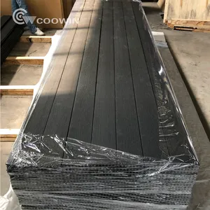 COOWIN park midcentury composite pvc outdoor wood decking Distressed Decking Tiles