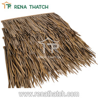 Tuiles de chaume artificielles à longue durée de vie, chaume synthétique en paille, chaume en plastique, tuiles de chaume pour maison, villa