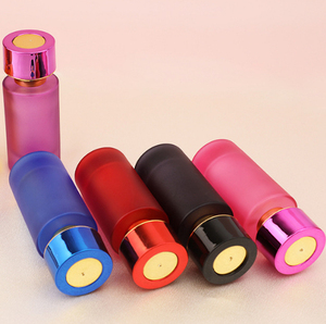 Vente flash - Nouveau design 2025 - Flacon de parfum en verre cylindrique simple et élégant de 50 ml - Product Image 2