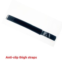 Bande de Résistance Élastique pour Entraînement des Cuisses en Adulte, avec Sangle de Cheville et Protection des Cuisses en Matériau SBR, à Verrouillage Inversé Transfrontalier