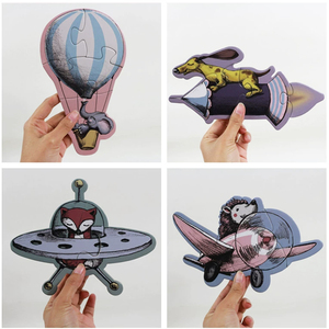 Kleinkind bunte Pappe <span class=keywords><strong>Alphabet</strong></span> ABC Buchstaben Puzzle Vorschule Lernen pädagogische Pappe Tier <span class=keywords><strong>Alphabet</strong></span> Puzzle - Product Image 2