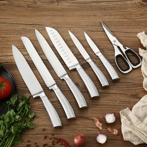 Couteaux de cuisine de haute qualité en acier inoxydable avec manche creux, ensemble de couteaux de chef - Product Image 5