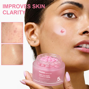 OEM Regenerating Repairing Firming Lifting Nourishing Anti Wrinkle Hydration Pink PDRN Salmon DNA Collagen Capsule <b>Face</b> Cream - Product Image 4