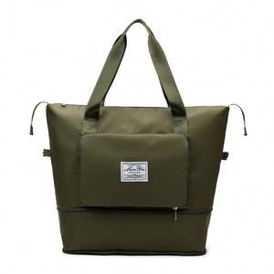 Bolsa de Viaje, Fitness y Yoga, con Separación para Seco y Húmedo, Gran Capacidad, Impermeable, Plegable, Tipo Bolso de Hombro - Product Image 1