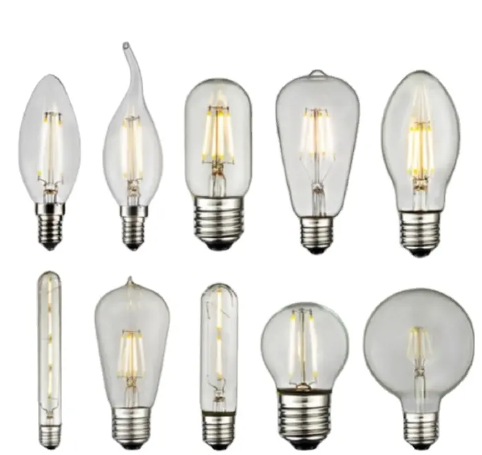 2700k Dekor Retro E26 Filament LED-Lampe 1w Cob LED-Filament LED-Glühbirne