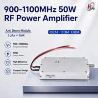 Amplificateurs de puissance RF personnalisables 50W 900-1100MHz Module Lora GaN Module anti-drone VCO intégré