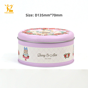 Tinsmaker Nhà Máy Tùy Chỉnh Dập Nổi Vòng Kim Loại Rỗng Hộp OEM & Odm Bánh Biscuit Món Tráng Miệng Cấp Thực Phẩm Hoa Tin Có Thể Quà Tặng Bao Bì - Product Image 6