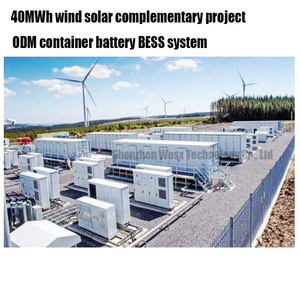 Hệ thống năng lượng mặt trời 1000kwh với container 500kwh 200Kw 1mwh 2mwh bess pin lithium trên lưới kết nối Loại LiFePO4 - Product Image 3