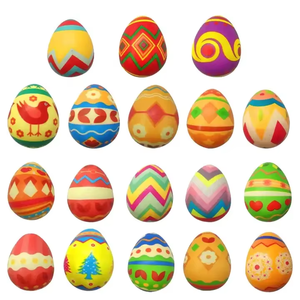 2023 Huevos de Pascua <span class=keywords><strong>Menú</strong></span> Huevo de Pascua Simulación Juguetes de descompresión Huevos de Pascua coloridos - Product Image 6