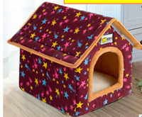 Fabricant vente en gros pliable détachable petit chien doux chat maison