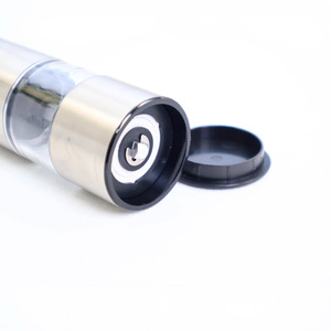 Stainless Steel Electric <b>Pepper</b> <b>Grinder</b> Mini Portable Automatic Adjustable Coarseness USB Charging Rechargeable Battery Powered - Product Image 3