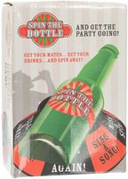 Roulette rotative de la bouteille Roulette de verre pour adultes, pour boire, jeux de fête