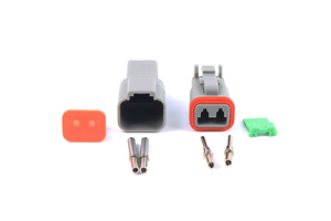 CHENF Connecteur Mâle/Femelle Série Deutsch DT 2/3/4/6/8/12 Broches Étanche Ignifuge pour Batterie et Faisceau de Câblage de Camion 12V - Product Image 3