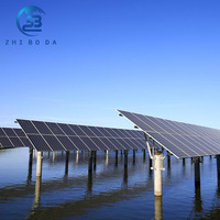 Système de montage de pêche solaire de conception personnalisée Offre Spéciale l'intégration PV de lumière de pêche durable complémentaire photovoltaïque