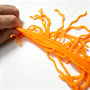 ของเล่นบีบยืดหยุ่น NeeDoh Ramen Noodlies ของเล่นยางยืดแบบผูกปม ของเล่นเสริมประสาทสัมผัส บรรเทาความวิตกกังวล ของเล่นบีบมือสำหรับเด็ก - Product Image 3