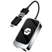 Boîte adaptateur sans fil USB Carplay Android Auto 2 en 1, adaptateur sans fil Carplay, câble USB inclus