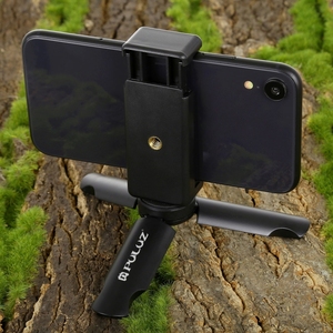 Mini support de bureau portable bon marché support de téléphone universel PULUZ Mini trépied en plastique avec support à pince - Product Image 6