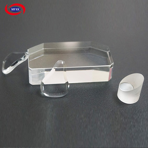 Vidrio Óptico de Zafiro de 5.0MM <span class=keywords><strong>Pulido</strong></span> con Forma Escalonada, con Orificios y Grabado Fino, Vidrio de Forma Especial de Fábricas Chinas - Product Image 1