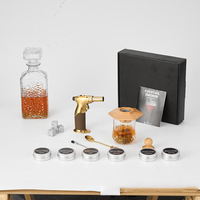 Foghat Chêne Bois Cocktail Fumeur Kit Haute Qualité Léger Whisky Potable Ensemble En Gros Prix Qualité Briquets Inclus