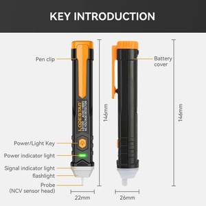 Testeur de tension sans contact AC/DC LD12D, stylo-mètre 50-1000V (Précision 0,01%+1), indicateur de test AC pour usage électrique - Product Image 3