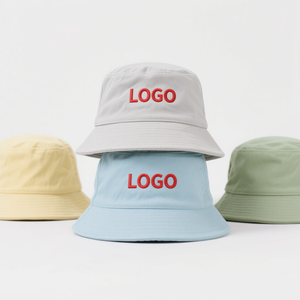 Chapeau de soleil pliable en coton velours pour femmes chapeau de seau brodé imprimé personnalisé pour l'été décontracté cyclisme usage quotidien vente en gros - Product Image 1