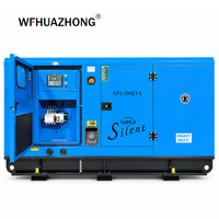 Groupe électrogène diesel super silencieux homologué ISO 50-200 kVA, groupe électrogène diesel industriel pour application multi-scènes