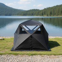 Banc et tente de sauna modernes en cèdre rouge Warmfire, imperméables, à simple couche, avec rétention de chaleur, utilisables en toutes saisons