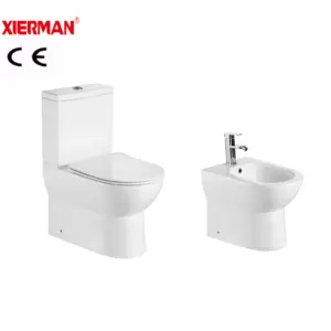 2022 뜨거운 판매 욕실 화장실 세라믹 두 조각 무테 화장실 CE 물 마크 물 옷장 - Product Image 3