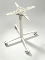 Base de table pliable en métal moderne, durable et écologique pour usage de bureau