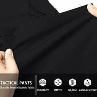 Pantalon tactique léger pour homme, séchage rapide et imperméable, pour le travail en extérieur et la randonnée, avec confort extensible