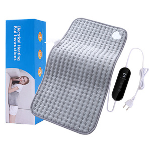 Almohadilla Eléctrica de Felpa con 9 Ajustes de Calor y Control de Temperatura para Aliviar el Dolor de <span class=keywords><strong>Espalda</strong></span>, Terapia Portátil para el Hogar - Product Image 1