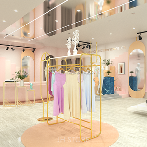 Nuovissimo appendiabiti di alta qualità per esposizione di vestiti per bambini fiera donna negozio di abbigliamento espositore presa di fabbrica - Product Image 3