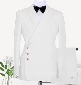 بدلات رسمية للرجال بتصميم خاص، سترة بثلاثة أزرار وبنطلون، بدلات مخصصة للأعمال والزفاف والحفلات الرسمية للرجال - Product Image 2