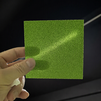 Feuille acrylique transparente holographique à paillettes, épaisseur 3-10 mm, 1270*2490 mm, plaque translucide pour ornement intérieur