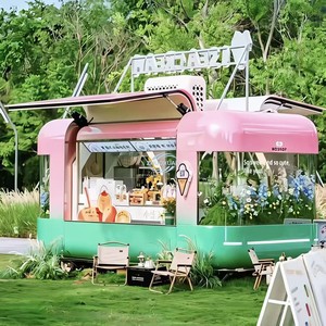 Mobile Burger Food Truck With Complete Kitchen Factory Wholesale Mobile Food Trailer For Sale To United States Customers - Product Image 1